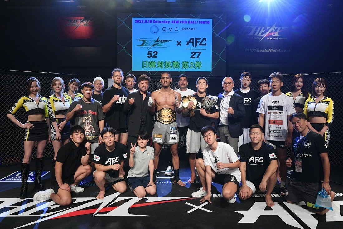 ギャラ飲みよりpato ~ patoキャストが総合格闘技【HEAT52 × AFC 27日韓対抗戦】のラウンドガールに!!~